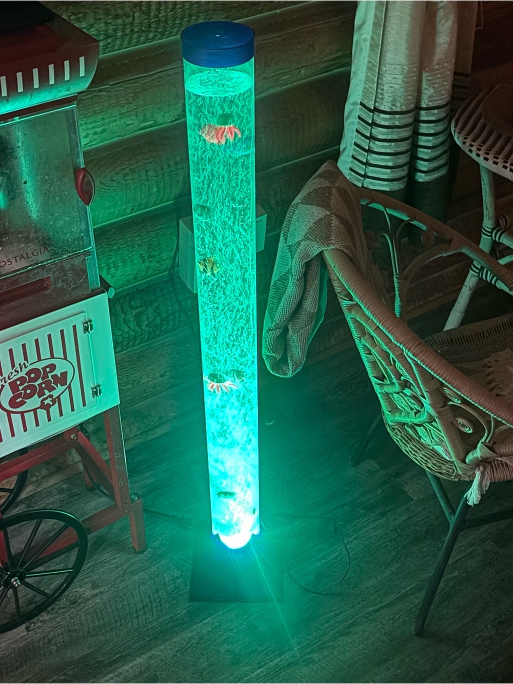 LED Sensory Bubble Fish Tube Lamp - Color
Changing Floor Light (Great Condition!
